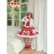 Mademoiselle Pearl Strawberry Cutsew Cardigan Blouses Skirt JSKs and OPs(Reservation/Full Payment Without Shipping)
